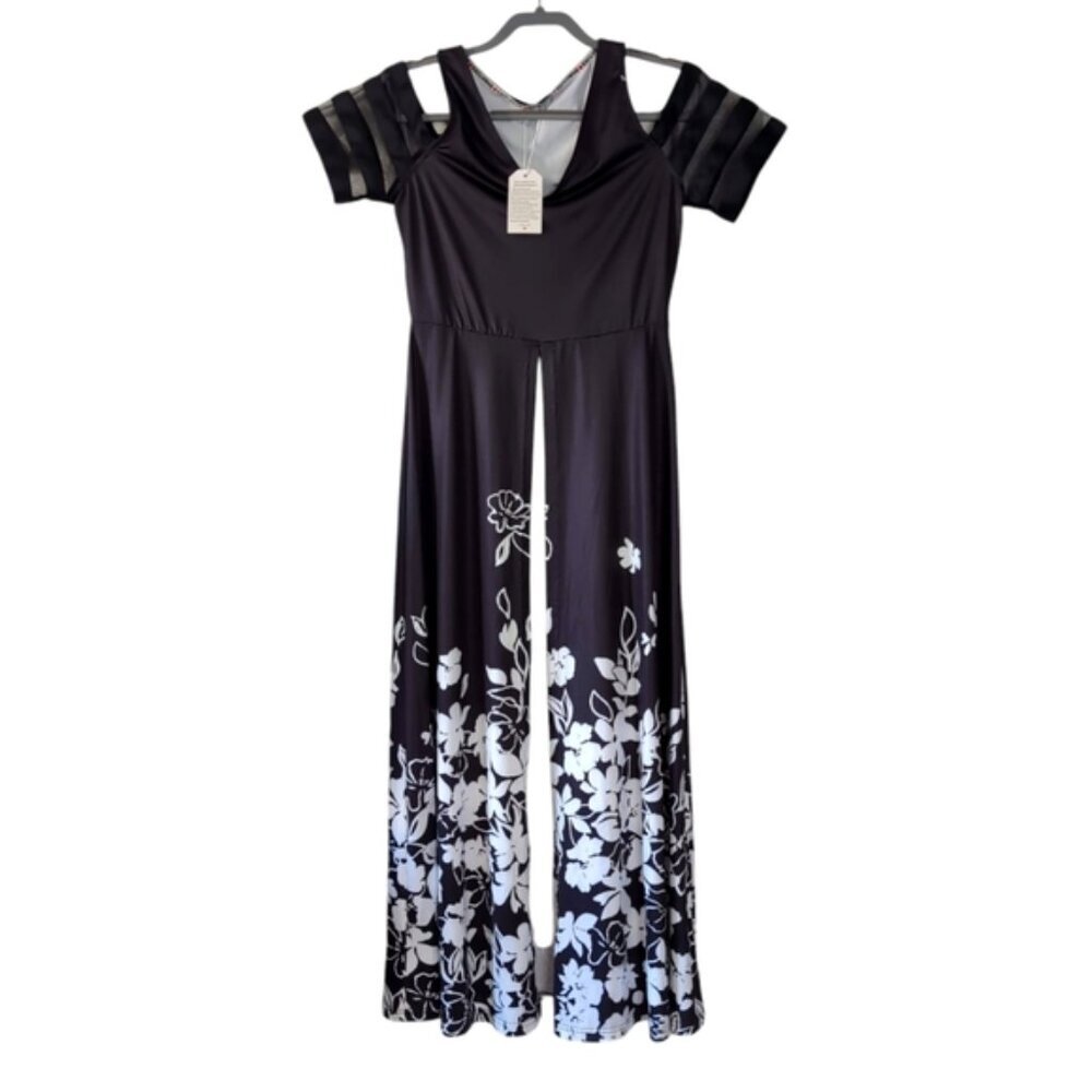 NWT Exclusive Beach Boho Coastal Lagenlook Maxi Cover Up Tunic S